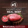 imagePurina ONE Grain Free Natural High Protein Dry Dog Food Formula True Instinct with Real Beef with Added Vitamins Minerals and Nutrients  25 lb BagBeef