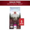 imagePurina ONE Grain Free Natural High Protein Dry Dog Food Formula True Instinct with Real Beef with Added Vitamins Minerals and Nutrients  25 lb BagBeef
