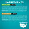 imagePurina ONE Natural High Protein Cat Food Tuna Recipe in Sauce  Pack of 24 3 oz PullTop CansTurkey  Tuna  and Chicken