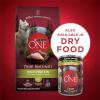 imagePurina ONE Wet Dog Food True Instinct Classic Ground GrainFree Formula With Real Chicken and Duck High Protein Dog Food  Pack of 12 13 oz Cans