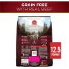 imagePurina One True Instinct Dry Dog Food Muscle ampamp Joint Support GrainFree Real Beef  125 lb Bag