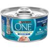 imagePurina ONE Grain Free Natural Senior Pate Wet Cat Food Vibrant Maturity 7 Chicken ampamp Ocean Whitefish Recipe  Pack of 24 3 oz PullTop Cans