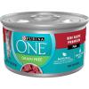 imagePurina ONE Natural Grain Free Wet Cat Food Pate Chicken Recipe  Pack of 24 3 oz PullTop CansClassic Beef Recipe