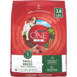 imagePurina ONE Plus Small Breed Lamb and Rice Formula Dry Dog Food  38 lb BagSmall Breed Lamb