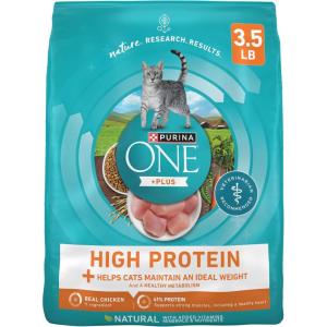 imagePurina ONE High Protein Healthy Weight Plus Ideal Weight With Chicken Dry Cat Food  35 lb BagIdeal Weight  Chicken