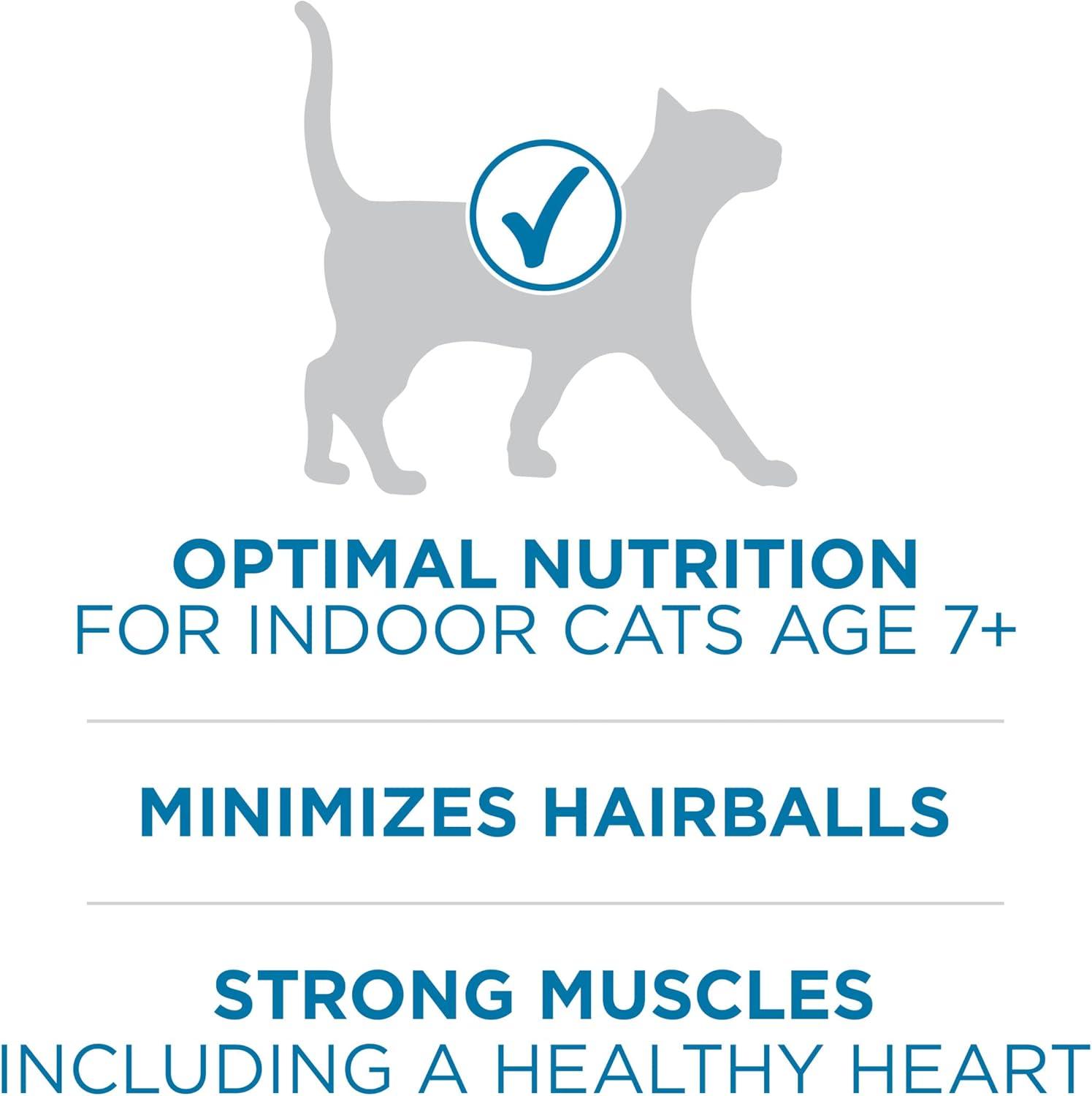 imagePurina ONE High Protein Natural Senior Dry Cat Food Indoor Advantage Senior  35 lb Bag16 Pound Pack of 1