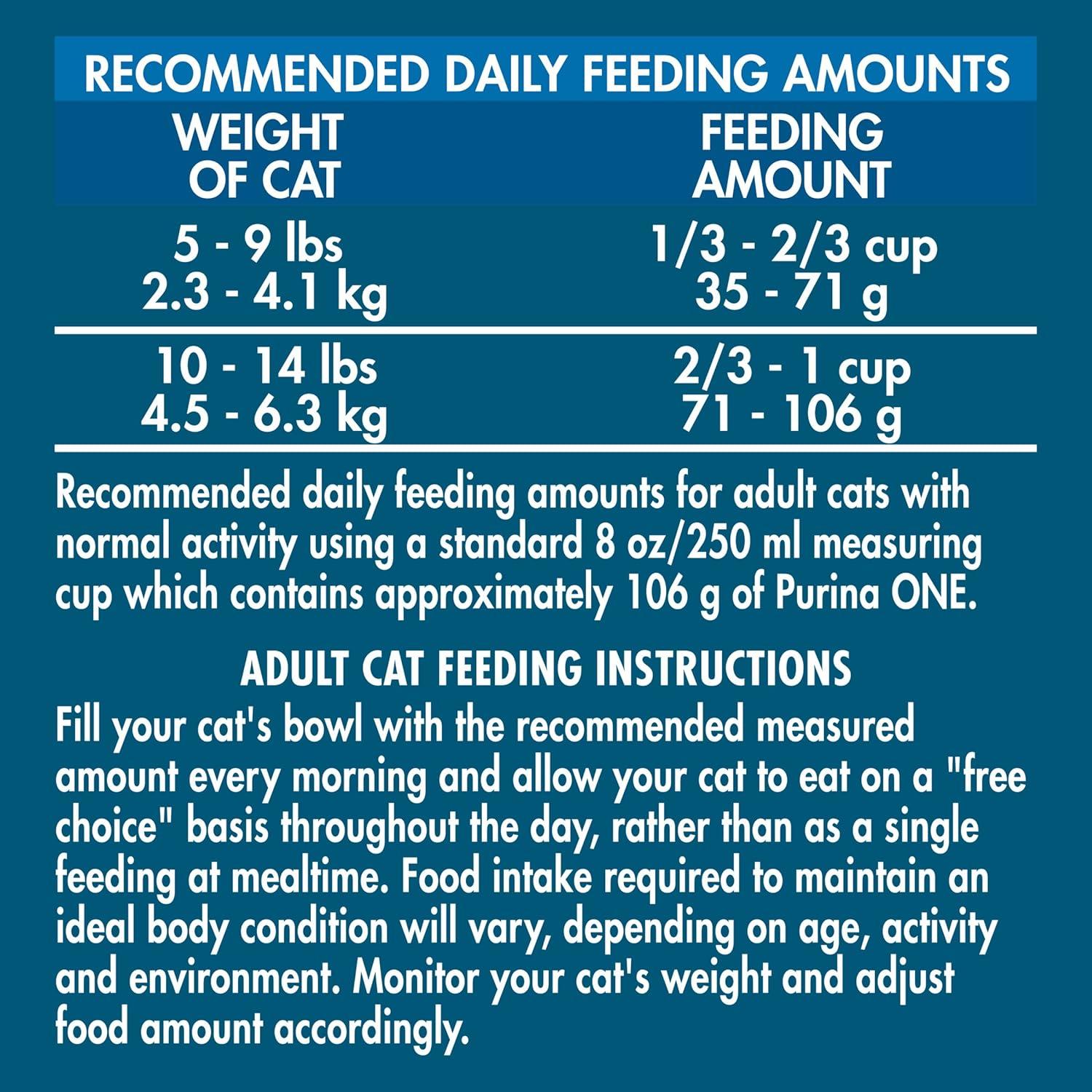 imagePurina ONE High Protein Natural Senior Dry Cat Food Indoor Advantage Senior  35 lb Bag35 Pound Pack of 1