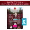 imagePurina ONE True Instinct with Real Chicken and Duck High Protein Puppy Food Formula Natural with Added Vitamins Minerals and Nutrients  15 lb Bag15 Pound Pack of 1