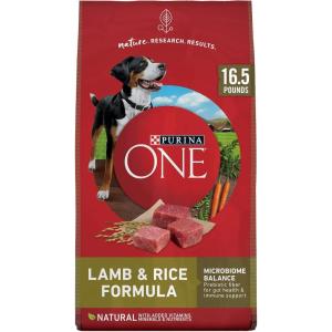 imagePurina ONE Dry Dog Food Lamb and Rice Formula  165 lb Bag165 Pound Pack of 1