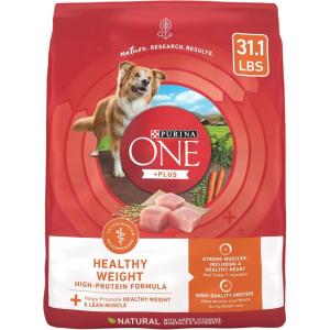 imagePurina ONE Plus Healthy Weight HighProtein Dog Food Dry Formula  311 lb Bag