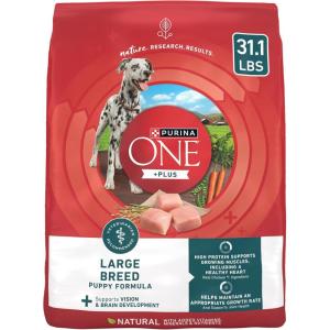 imagePurina ONE Plus Large Breed Puppy Food Dry Formula  165 lb Bag313 Pound Pack of 1