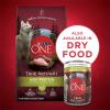 imagePurina ONE High Protein Wet Dog Food True Instinct Tender Cuts in Dog Food Gravy With Real Beef and WildCaught Salmon  Pack of 12 13 oz CansChicken