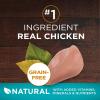 imagePurina ONE Natural High Protein Dry Dog Food Dry True Instinct with Real Beef and Salmon With Bone Broth and Added Vitamins Minerals and Nutrients  275 lb BagChicken