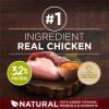 imagePurina ONE Natural High Protein Dry Dog Food Dry True Instinct with Real Beef and Salmon With Bone Broth and Added Vitamins Minerals and Nutrients  275 lb BagHigh Protein Chicken  Duck