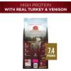 imagePurina ONE Natural High Protein Dry Dog Food Dry True Instinct with Real Beef and Salmon With Bone Broth and Added Vitamins Minerals and Nutrients  275 lb BagTurkey  Venison
