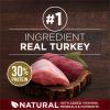 imagePurina ONE Natural High Protein Dry Dog Food Dry True Instinct with Real Beef and Salmon With Bone Broth and Added Vitamins Minerals and Nutrients  275 lb BagTurkey  Venison