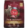 imagePurina ONE Natural High Protein Dry Dog Food Dry True Instinct with Real Beef and Salmon With Bone Broth and Added Vitamins Minerals and Nutrients  275 lb BagTurkey  Venison