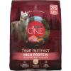 imagePurina ONE Natural High Protein Dry Dog Food Dry True Instinct with Real Beef and Salmon With Bone Broth and Added Vitamins Minerals and Nutrients  275 lb BagHigh Protein Beef  Salmon