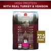 imagePurina ONE Natural High Protein Dry Dog Food Dry True Instinct with Real Beef and Salmon With Bone Broth and Added Vitamins Minerals and Nutrients  275 lb BagTurkey  Venison
